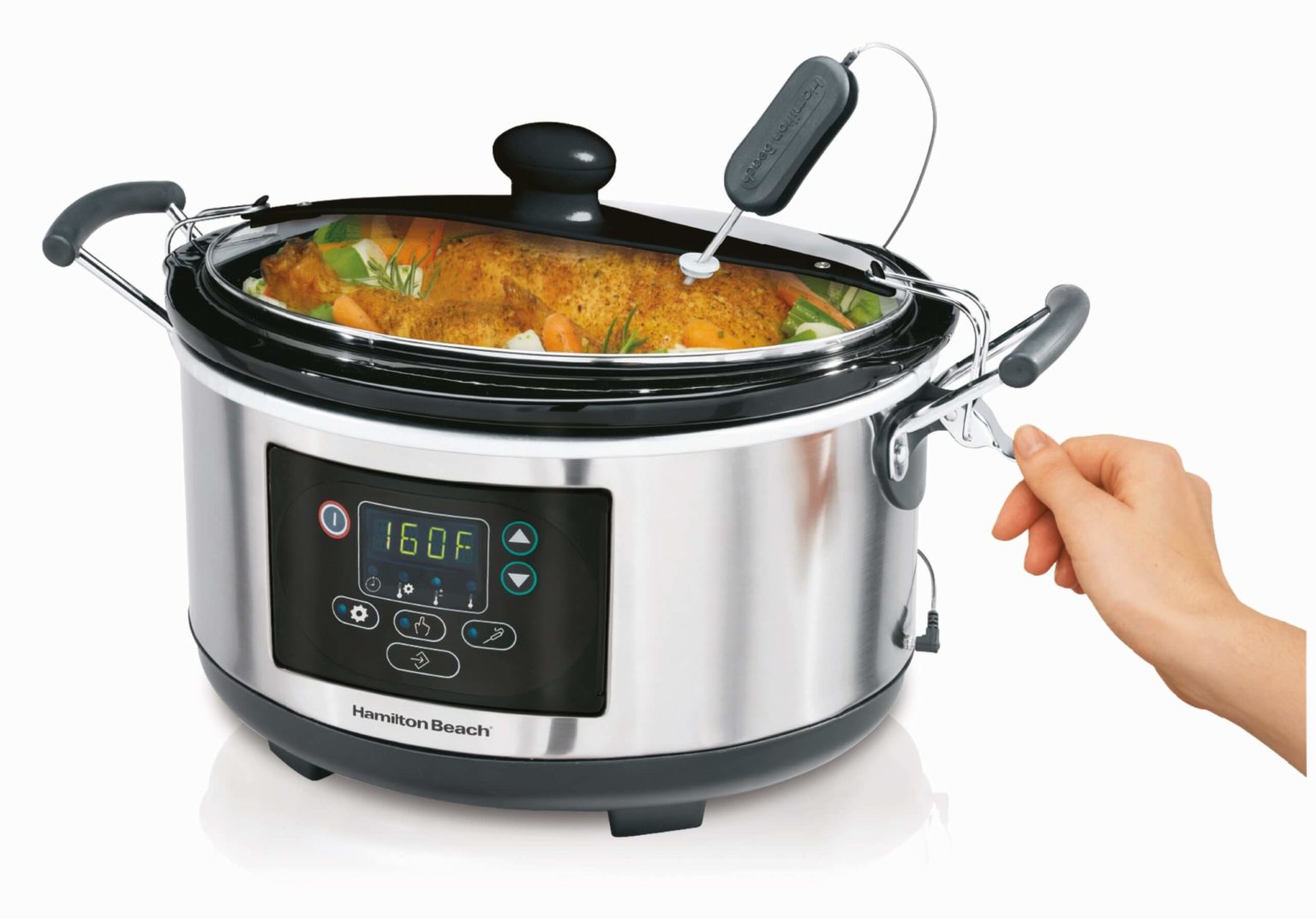 Hamilton Beach Set 'n 6 QT. Programmable Slow Cooker Synergi